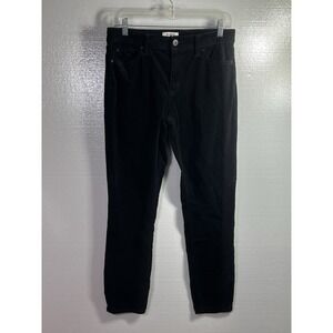 EV1 Women's Black Velvet Pants Size 8